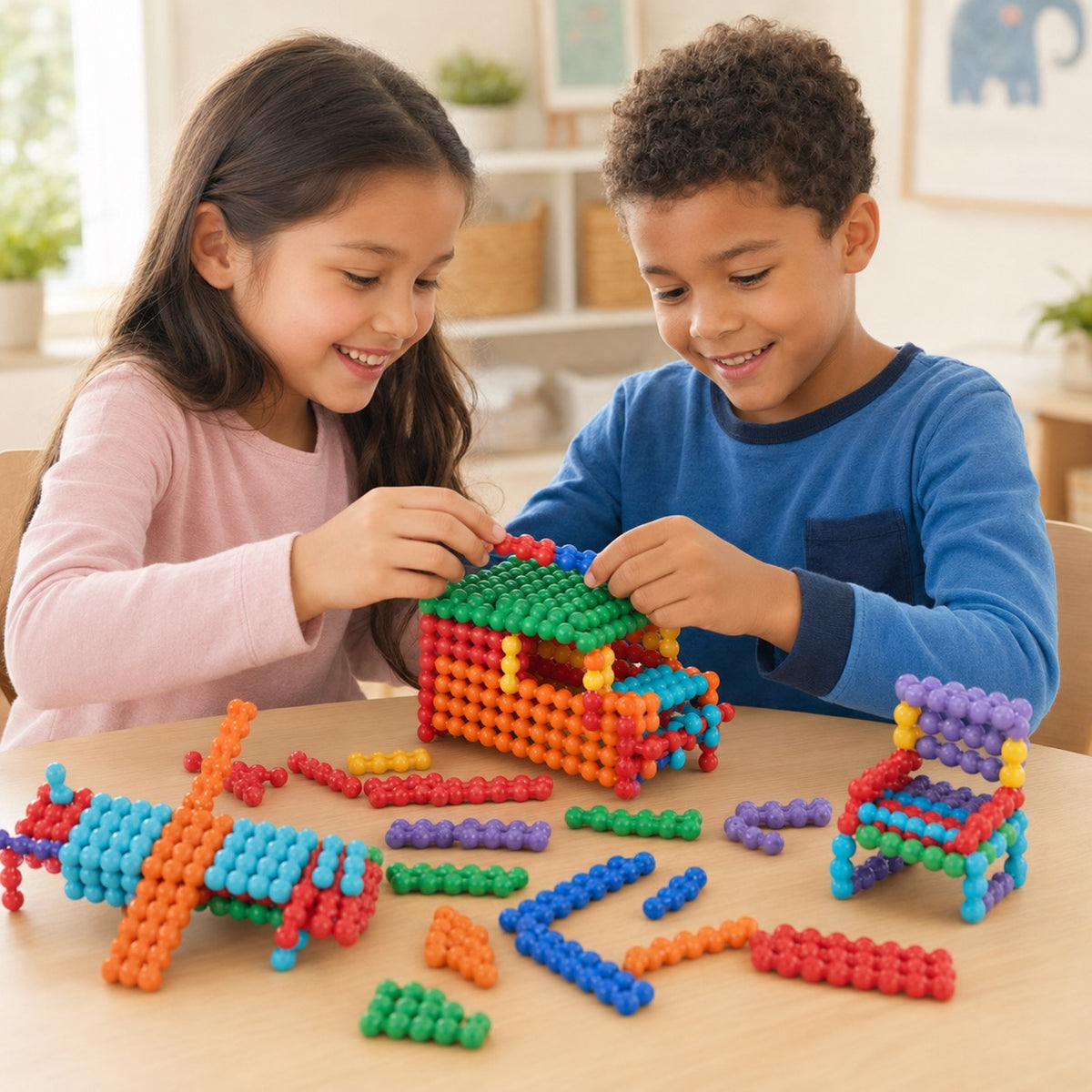Play Stick 150-Piece Snap-and-Lock Construction Building Set