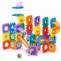 Kids Interlocking Blocks & Marble Run Set, 110 Pieces, Ages 3+