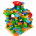 Kids Track Maze Building Blocks & Marble Run Set, 221 Pieces, Ages 3+