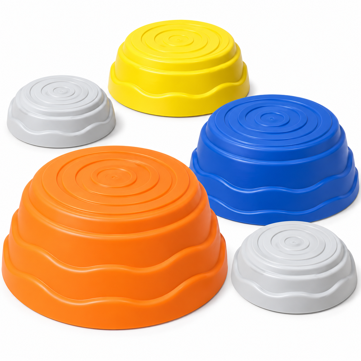 Kids Stepping Stones, 5-Piece Stackable Balance Set, Ages 3+